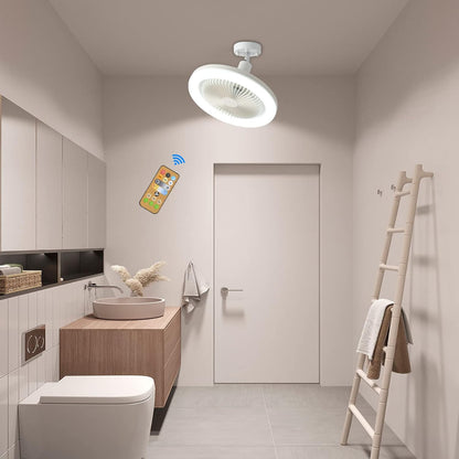 FreshGlow™ – Ventilador + Luz LED – Instala En 1 Minuto.