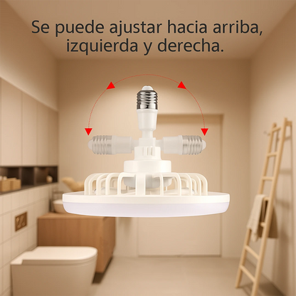 FreshGlow™ – Ventilador + Luz LED – Instala En 1 Minuto.